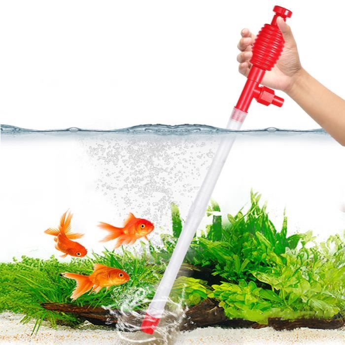 Nettoyeur de gravier daquarium Aspirateur de gravier pour aquarium utilisé pour changer leau et nettoyer le gravier et le sable