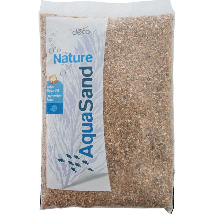 sol décoratif 1-4 mm naturel rivière AquaSand 1 kg pour aquarium - animallparadise