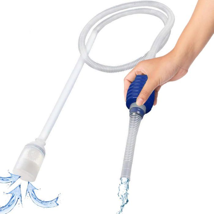 Aspirateur de gravier pour aquarium pour changement deau kit de nettoyage et de changement deau par siphon 150 cm (59 pouces)