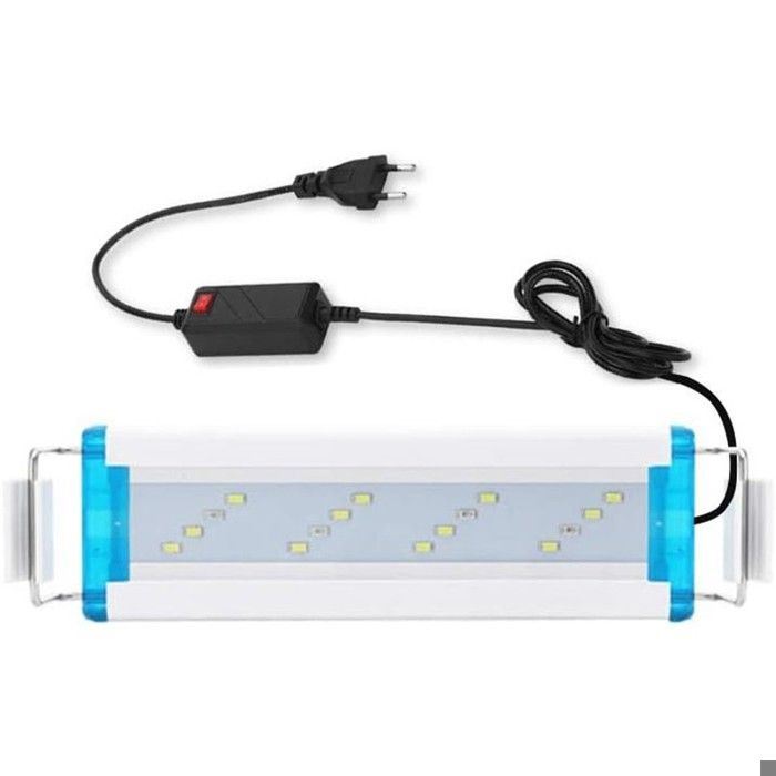 LED Eclairage Aquarium Lampe LED Aquarium18-58cm Lampe LED Très Mince pour Aquarium pour Eclairage
