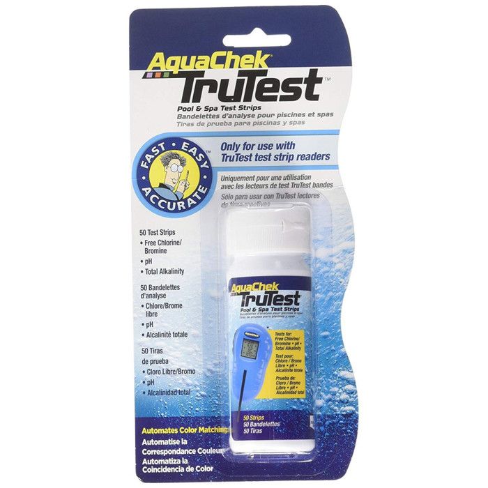 Trutest blister de 50 bandelettes pour appareil testeur digital - Aquachek