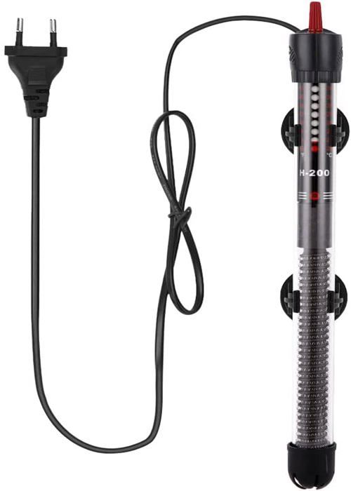 300W 375L Chauffage daquarium à Thermostat réglable Chauffage daquarium avec ventouses pour Aquariums et Aquariums (220-240V)