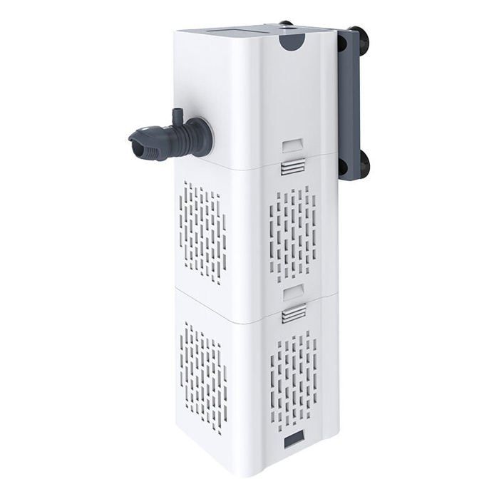 Filtre interne pour aquarium 80-250 L débit 15 W (1 000 l/h) pompe de filtration interne avec éponges filtrantes (Guazhuni)