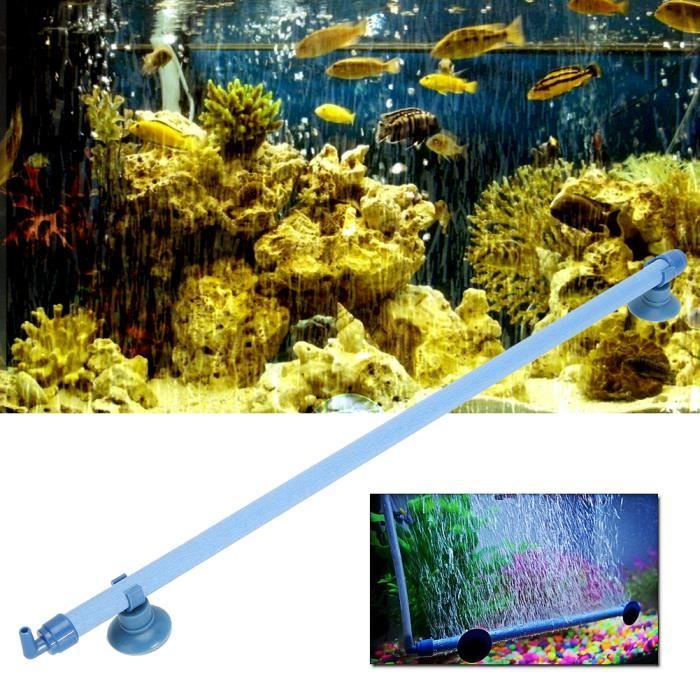Aquarium Tube à bulles Pompe à oxygène Diffuseur dair mural Accessoires daquarium - SURENHAP - Bleu - PE - 47*7*3cm