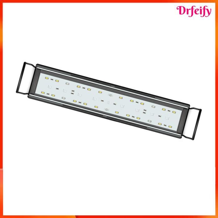 Lumière daquarium LED - AKOZON - 33 LED 18W - Spectre complet - Minuterie 4/8/12h - Pince 45-60 cm
