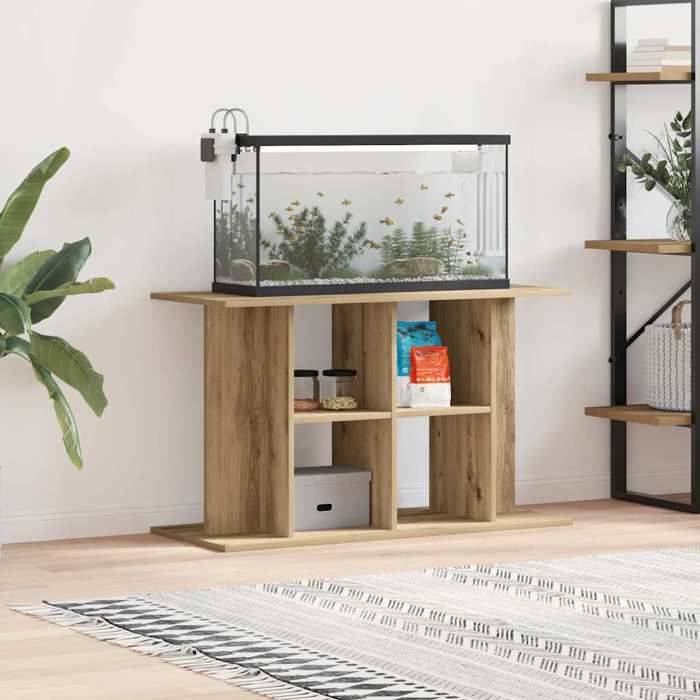 Support daquarium - vidaXL - Chêne artisanal - 100x40x60 cm - Bois dingénierie