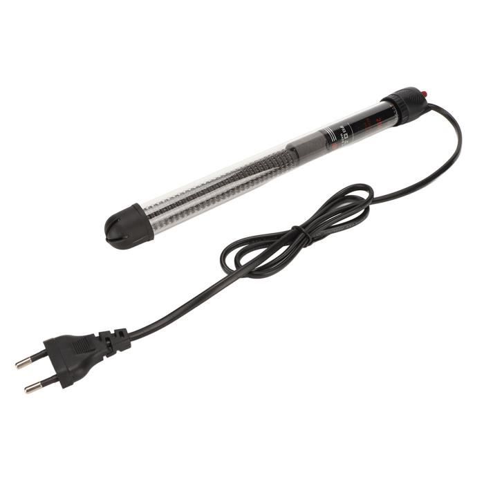 Chauffe-aquarium - OMABETA - Submersible - Température réglable 20-34°C - Verre résistant - 200W