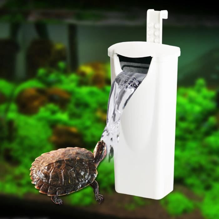 Filtre daquarium - ZERONE - Mini Cascade 3W - Pompe intégrée - Silencieux - Facile à nettoyer