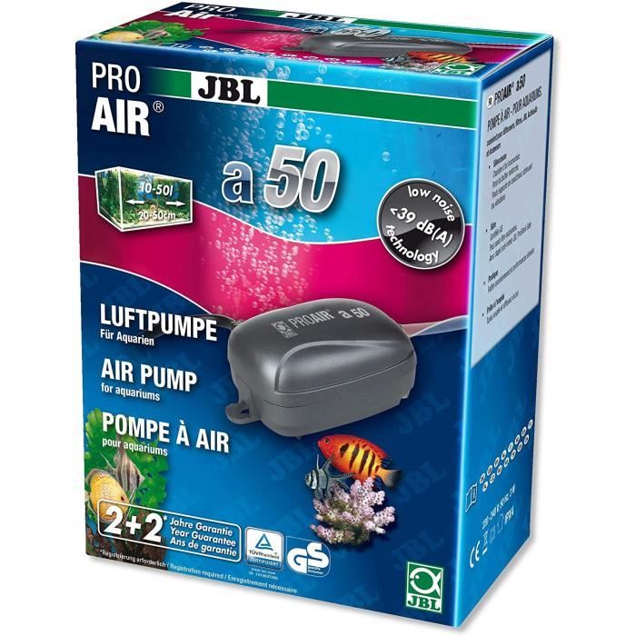 JBL Pompe À Air Pro Air A50 pour Aquariums De 10 À 50l pour Aquariophilie Pompe À Air Petit 6054600
