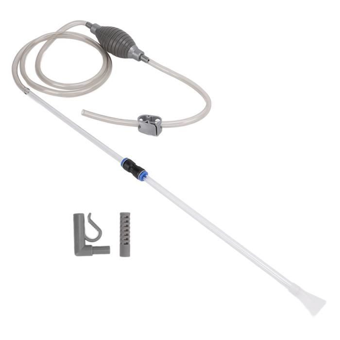 SALALIS Nettoyant pour siphon daquarium Nettoyeur de siphon daquarium dissolvant de sable de siphon en animalerie traitement