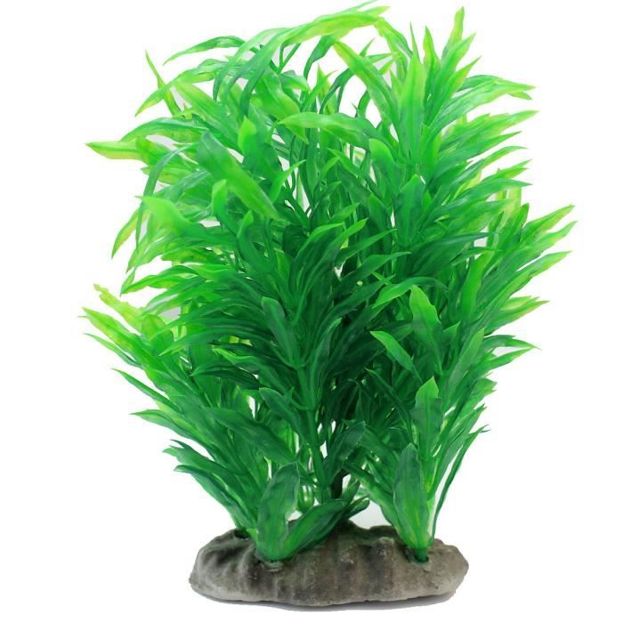 Plantes Artificielles en Plastique pour Aquarium - Décoration Intérieure - Poisson Fish
