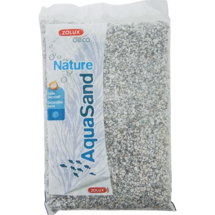Sol décoratif naturel - Aquasand - Granit Hawai - 1Kg - 100% naturel - Granulométrie 2-5 mm