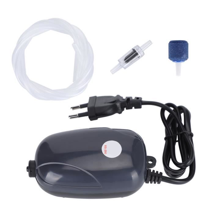 Pompe à air pour aquarium - ARAMOX - RS-290 - Réglable - 3W - Débit 12L/min