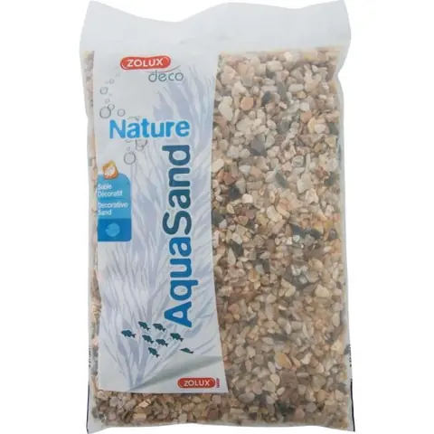 Sol décoratif naturel - Aquasand - Quartz Jaune - 100% naturel - Granulométrie 2-5 mm - 1Kg