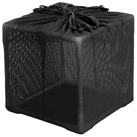 Sac pour Pompe de BassinHousses Filtration pour BassinProtection Antipour Jardin Aquarium Fontaine Extérieur10inch*10inchnoir