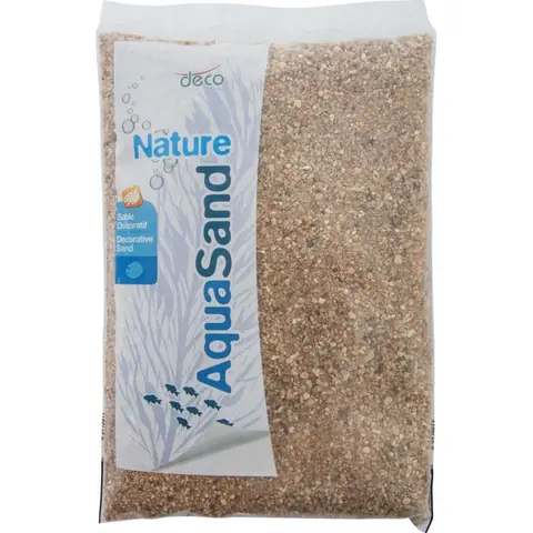 sol décoratif 1-4 mm naturel rivière AquaSand 1 kg pour aquarium - animallparadise