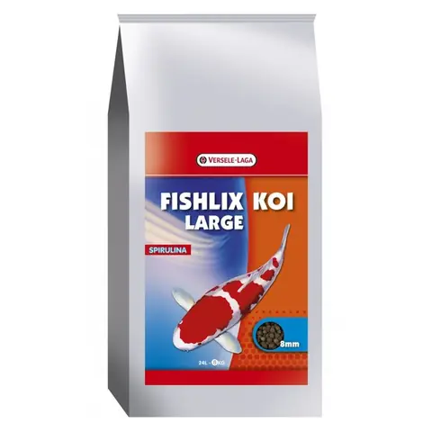 Granulés flottants Fishlix Koi Large 8 mm - VERSELE-LAGA - 8kg - pour poissons deau froide