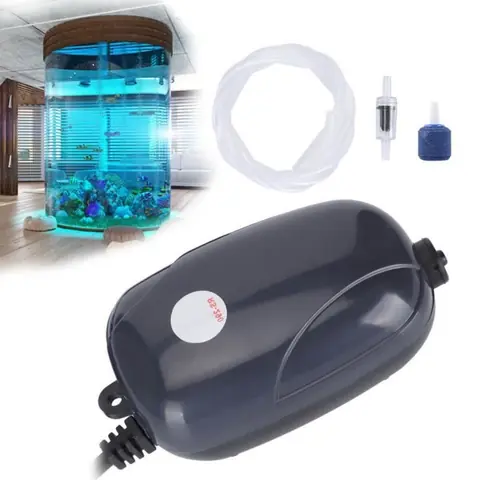 Pompe à air daquarium - DILWE - RS-290 - Réglable - 220V - 3W - 12L/min