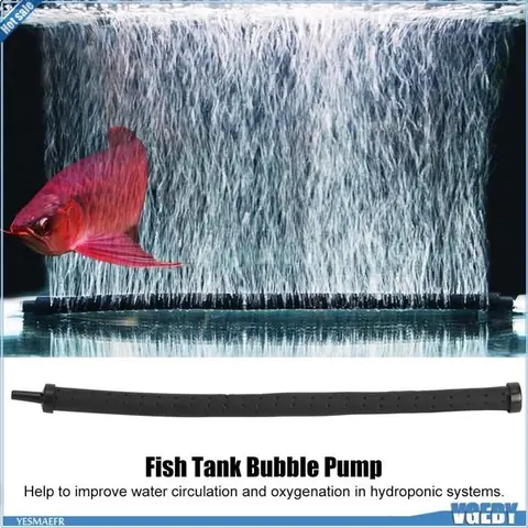 VGEBY Tube bulleur dair pour aquarium avec diffuseur de bulles en plastique Tête simple 20 cm 5 paquets