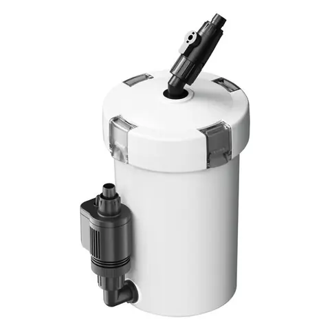 SunSun HW-603B Filtre extérieur pour aquarium débit 400 l/h avec 3 Étapes de filtration Matériaux et Pompe 6 W Filtre externe