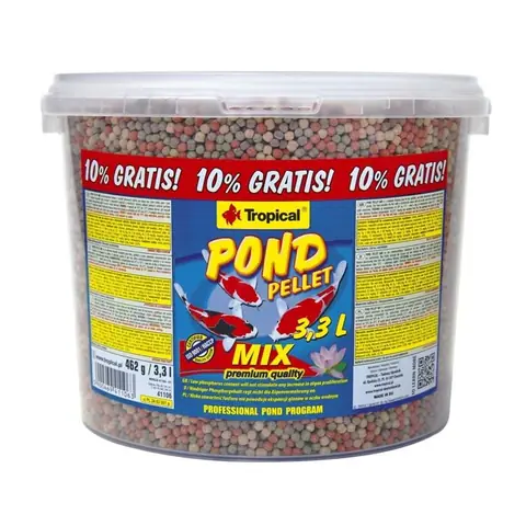 Aliment Complet - Tropical - 41106 - Boules Flottantes - 33L - Pour Koi et Poissons de Bassin