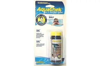 Bandelettes d'analyse "Aquacheck Blanc - Sel" - 10 bandelettes