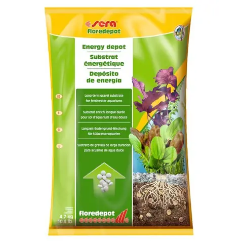 Substrat Enrichi Longue Durée Pour Aquarium Floredepot Sac 47kg - Sera