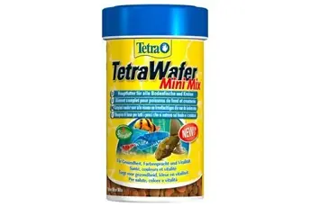 Tetra - Aliment Complet TetraWafer Mini Mix pour Poissons de Fond et Crustacés - 100ml