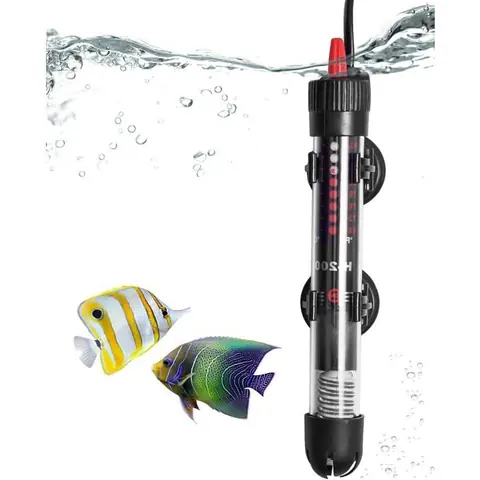 Chauffage daquarium Réglable 30 l 25 W Résistance Aquarium avec Thermostat 20-34 °C pour Réservoirs à Poissons et Aquarium