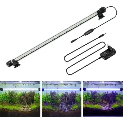 Éclairage Aquarium LED - Non spécifié - 48 cm - Étanche IP68 - 10 Niveaux de Luminosité - RGB