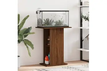Support pour aquarium chêne marron 60,5x36x72,5 cm