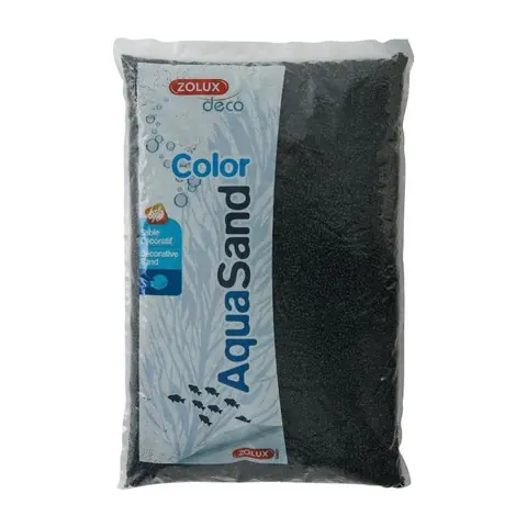 Sable pour aquarium - Animal Valley - Quartz Aquasand Trend - Noir - 12 Kg - 100% naturel