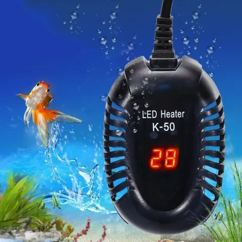 Tige chauffante - Tbest - Thermostat numérique submersible - Contrôle précis - Affichage LED - 17-34°C