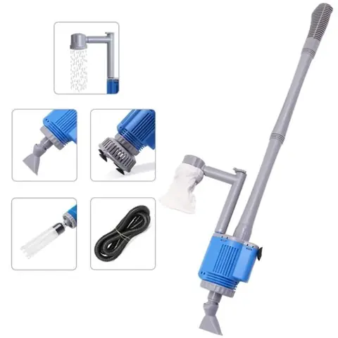 Nettoyeur électrique pour Aquarium5 en 1 Kit de Nettoyage de Gravier Multifonction20W220V (Electric cleaner)