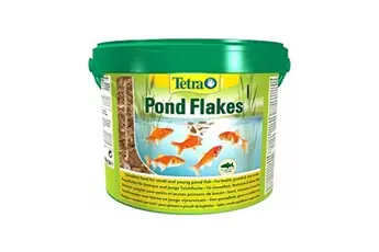 - Aliments complets pour petits et jeunes poissons de bassin Pond flakes 10L