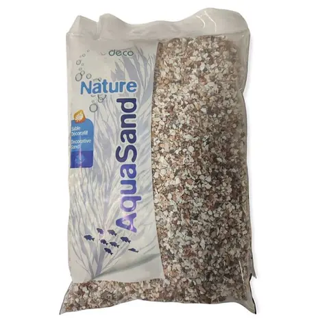 Sol décoratif 16-3 mm naturel cristobalite rose AquaSand 0.8 kg pour aquarium - animallparadise