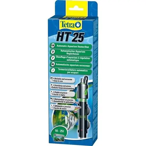 Tetra - Chauffage d'aquarium à régulation automatique Tetra HT 25 10 - 25 litres
