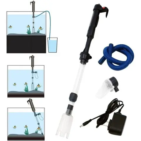 AquariumAspirateur électrique pour Aquarium à poignée ergonomiquefonctionne avec un siphonpour la maison - Type EU
