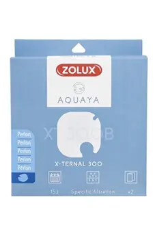Filtre pour pompe x-ternal 300, filtre XT 300 B perlon x 2. pour aquarium.