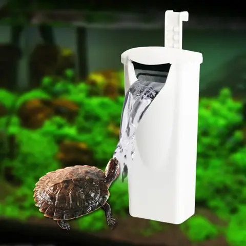 Filtre daquarium - ZERONE - Mini Cascade 3W - Pompe intégrée - Silencieux - Facile à nettoyer