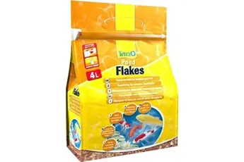 - Aliment complet pour poissons de bassin Tetra pnd flakes 4L