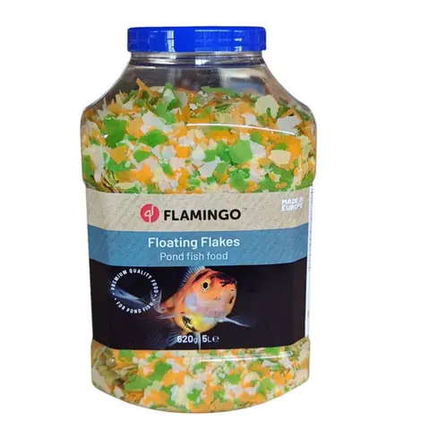 Nourriture pour poisson détang en flocons 5 litres 620 g - Flamingo