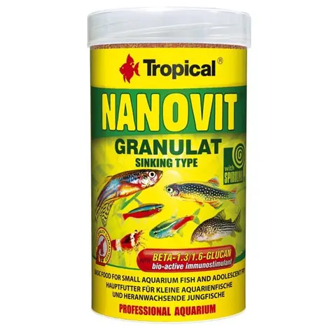 Alimentation pour poissons - TROPICAL - S-116-1 - Granulés - Riche en protéines - Vitamine C