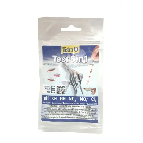 10 bandelettes Test 6 en 1pour aquarium - Tetra