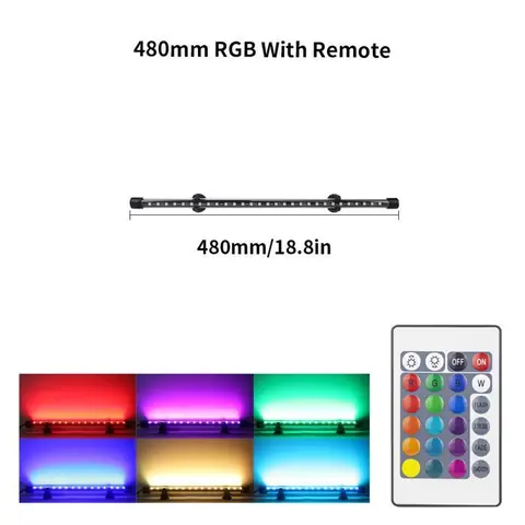 Éclairage LED pour aquarium - XVX - Tube submersible IP68 - RGB - 10W - 30 LED SMD 5730 - 90-260V