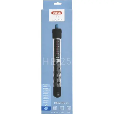 Chauffage daquarium - ZOLUX - Heater 25 - 25 W - Longueur 23 cm - Pour 20 à 50 litres