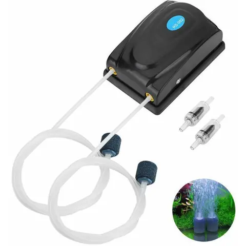 Mini pompe à air pour aquarium 5 W bulle dair silencieuse avec tube à air clapet anti-retour pour aquarium aquarium aquarium