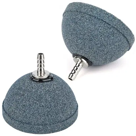 Diffuseur de bulles dair en pierre à pain pour aquarium de 6 cm outil de libération pour pompes à airseauxet réservoirs DWC
