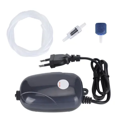 Pompe à air pour aquarium - ARAMOX - RS-290 - Réglable - 3W - Débit 12L/min
