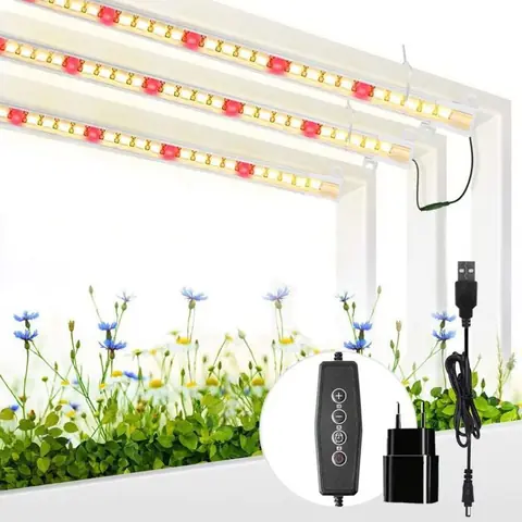 Lampe LED pour plantes 60 W à spectre complet pour la croissance des plantes dintérieur